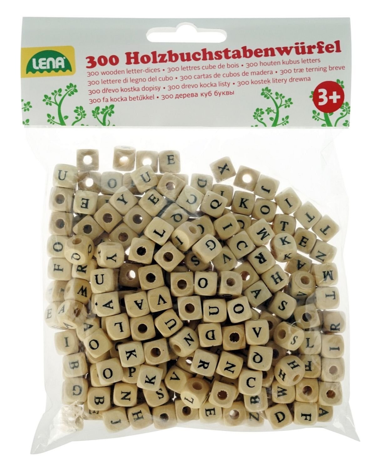 Cover: 4006942815401 | Simm 32005 - Buchstaben Würfel, Fädelspaß 300 Stück | 32005 | Deutsch