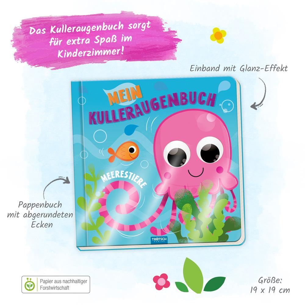 Bild: 9783988021519 | Trötsch Pappenbuch mit Kulleraugen Mein Kulleraugenbuch Meerestiere