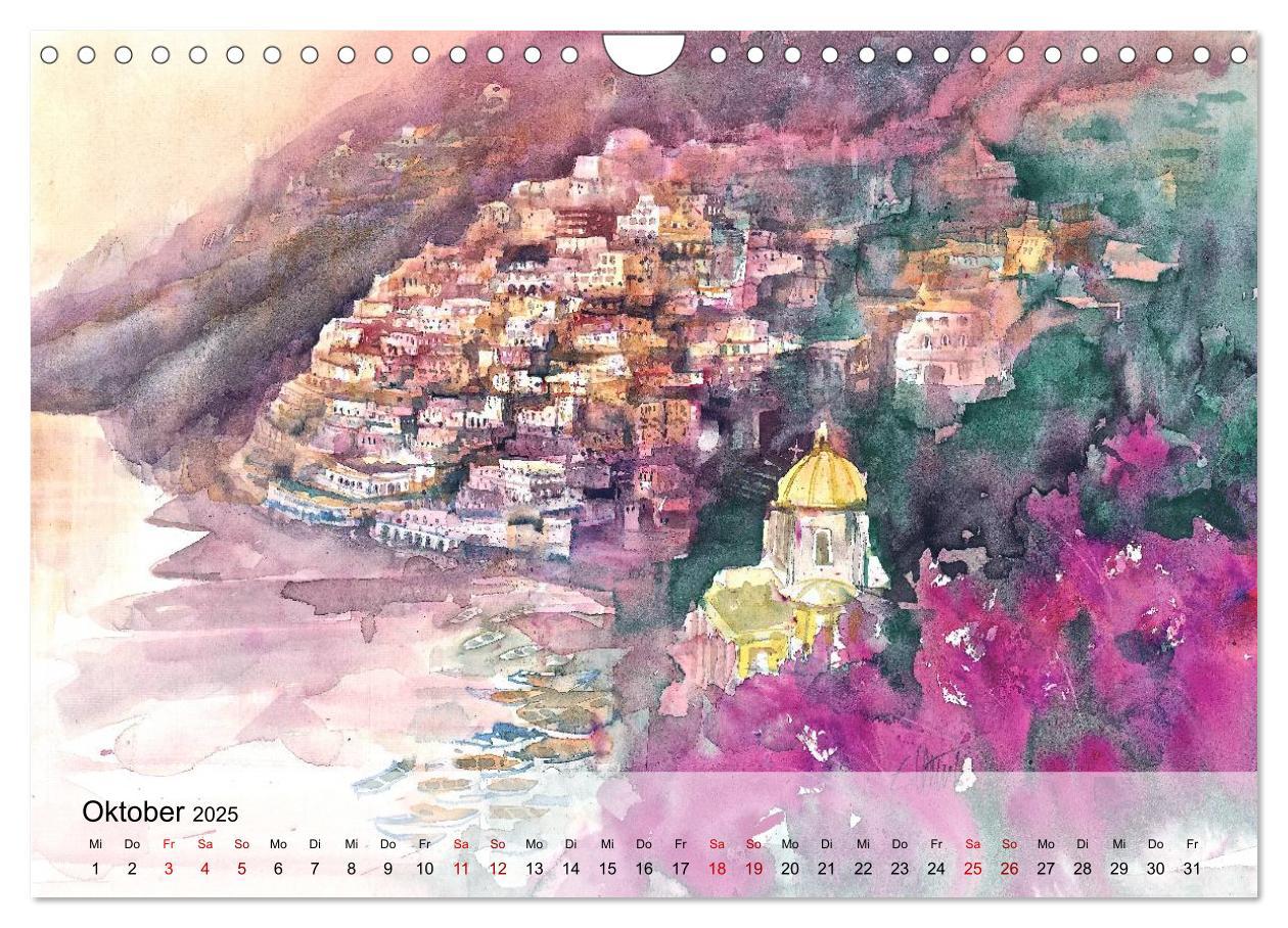 Bild: 9783383836084 | Aquarell auf Reisen - mit Eckard Funck (Wandkalender 2025 DIN A4...