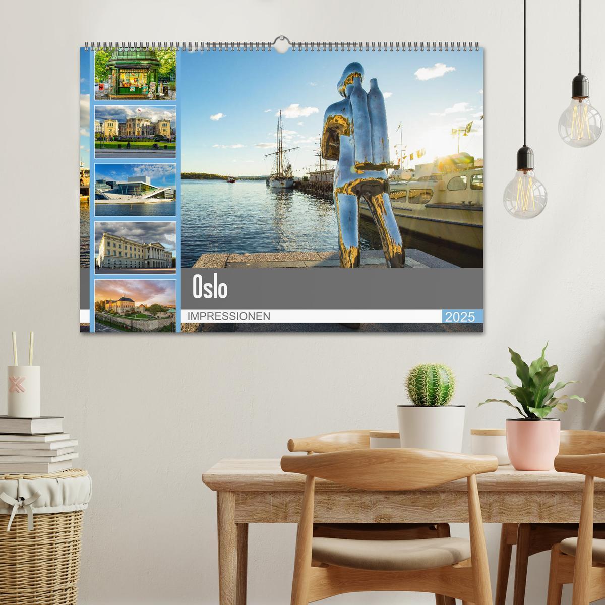 Bild: 9783435260089 | Oslo Impressionen (Wandkalender 2025 DIN A2 quer), CALVENDO...