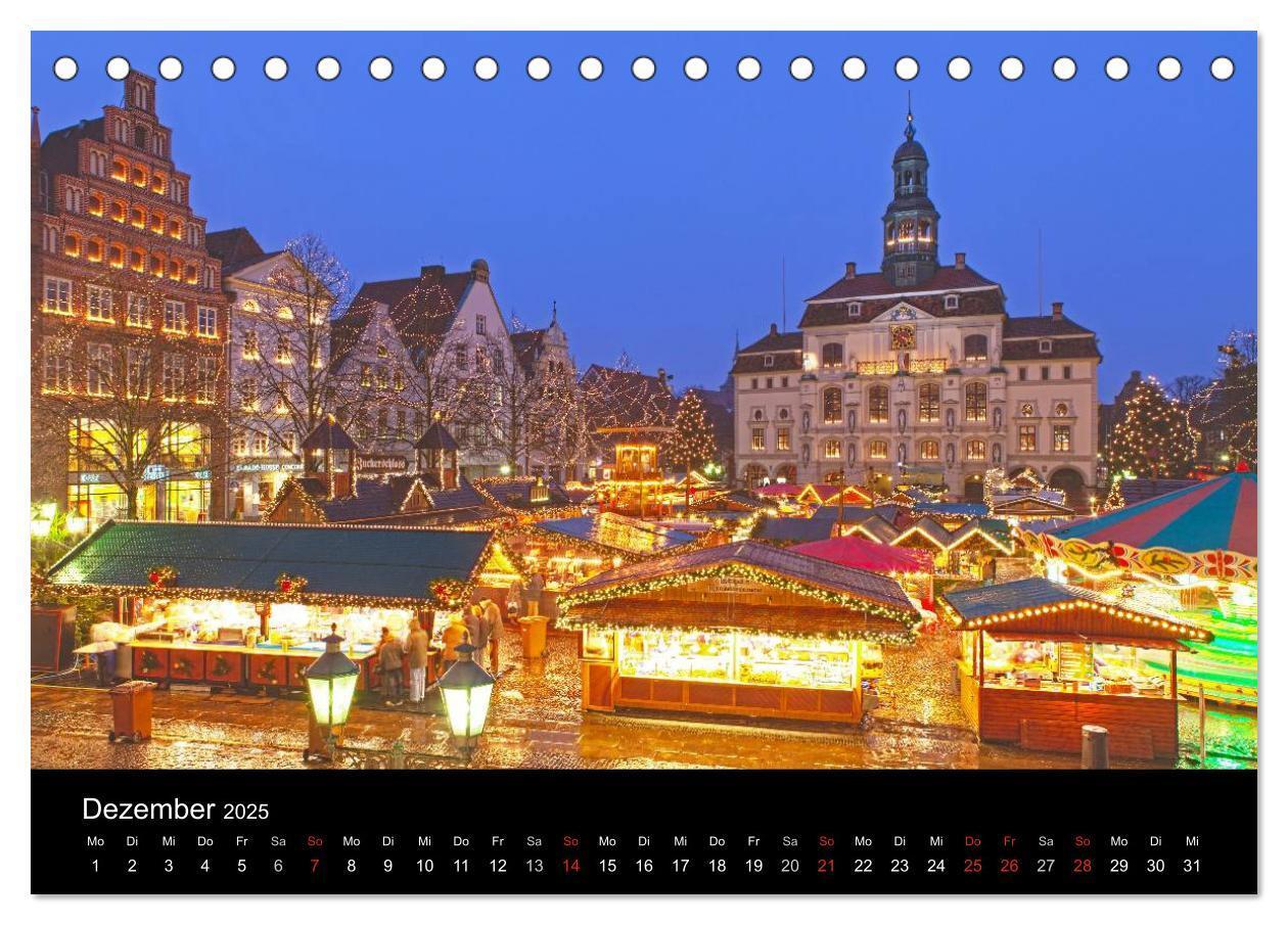 Bild: 9783435790753 | Hansestadt Lüneburg und Lüneburger Heide (Tischkalender 2025 DIN A5...