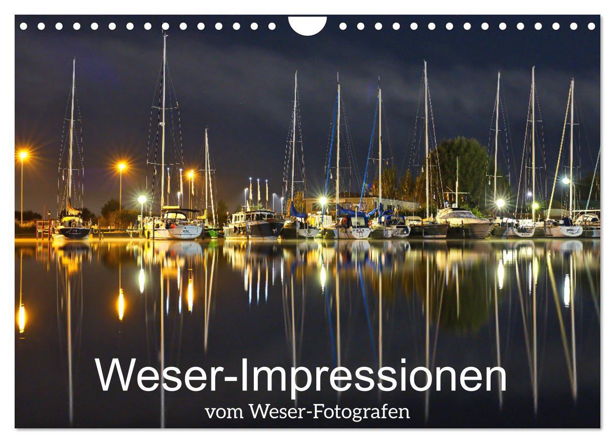 Cover: 9783457160183 | Weser-Impressionen (Wandkalender 2025 DIN A4 quer), CALVENDO...