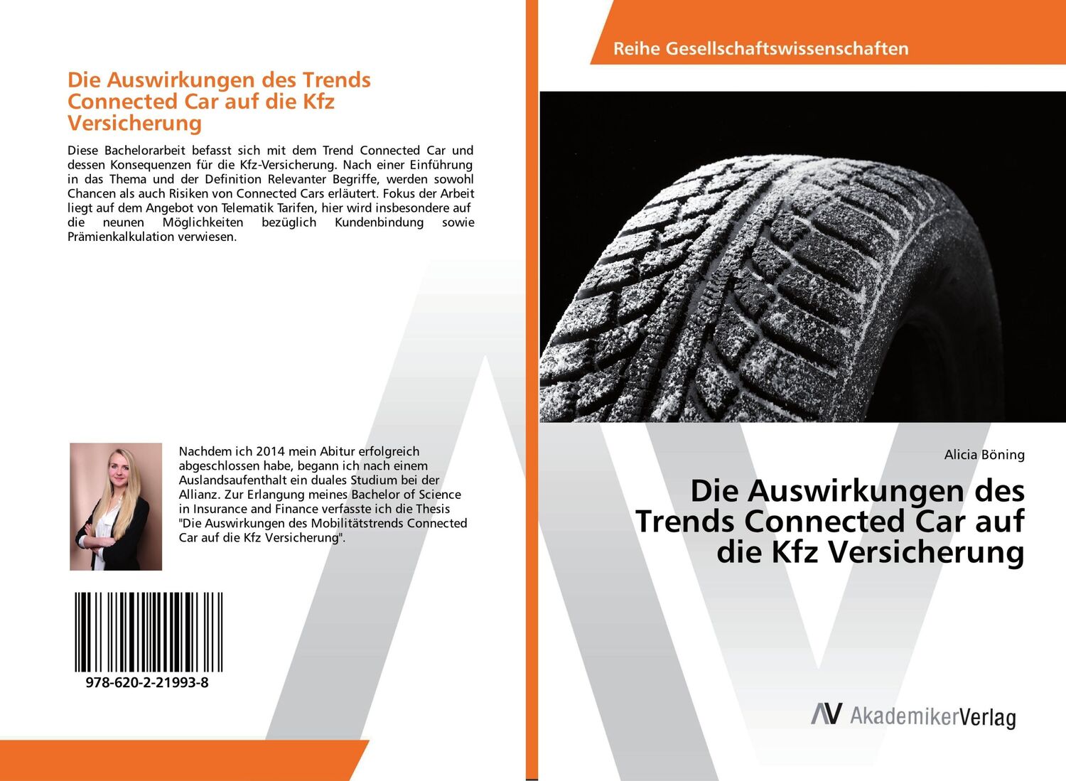 Cover: 9786202219938 | Die Auswirkungen des Trends Connected Car auf die Kfz Versicherung