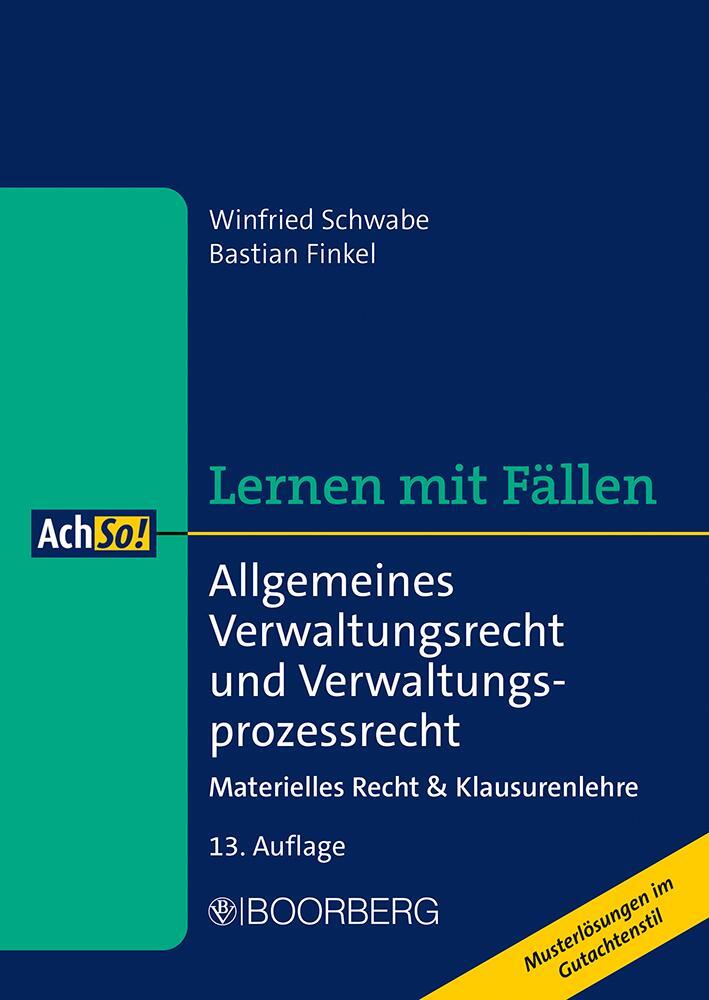 Cover: 9783415074606 | Allgemeines Verwaltungsrecht und Verwaltungsprozessrecht | Taschenbuch