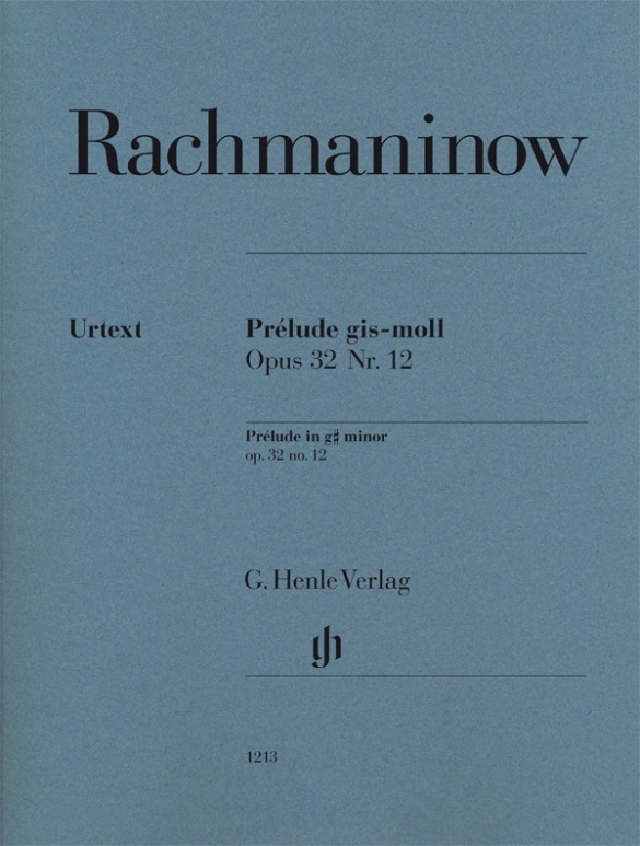 Cover: 9790201812137 | Rachmaninow, Sergej - Prélude gis-moll op. 32 Nr. 12 | Rachmaninow