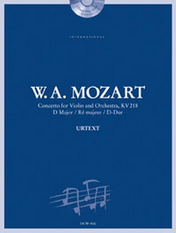 Cover: 9783905476439 | Concerto No. 4 for Violin and Orchestra, KV 218 | in D Major | Mozart