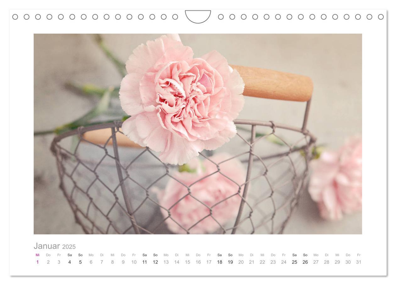 Bild: 9783435458745 | Blumen zart und schön (Wandkalender 2025 DIN A4 quer), CALVENDO...