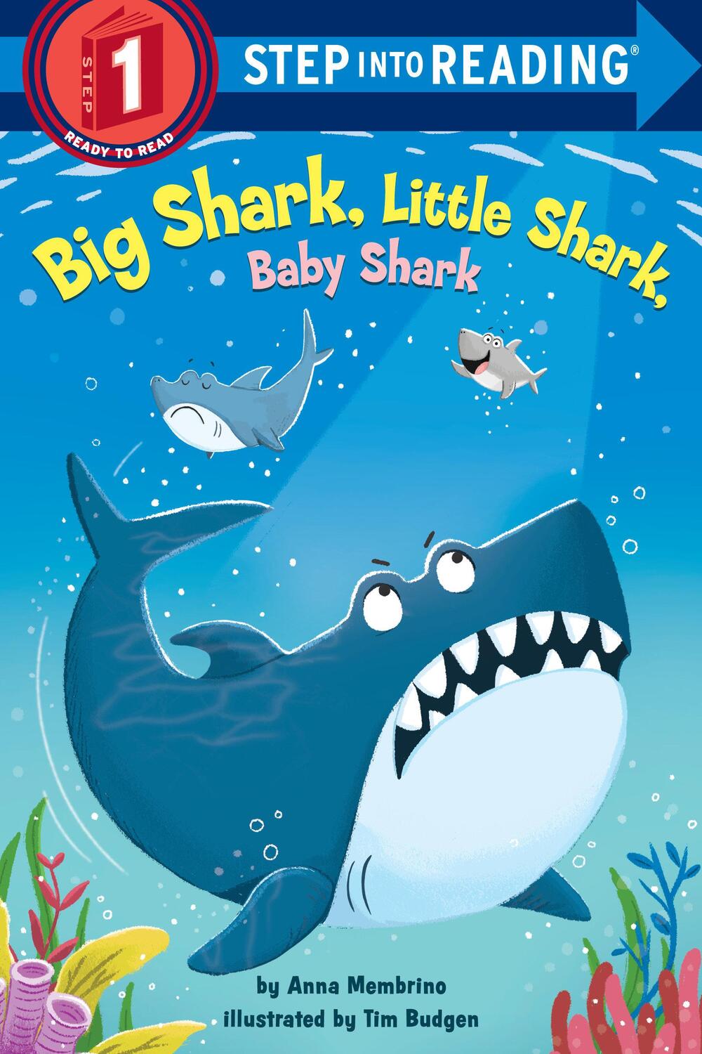 Cover: 9780593128091 | Big Shark, Little Shark, Baby Shark | Anna Membrino | Taschenbuch
