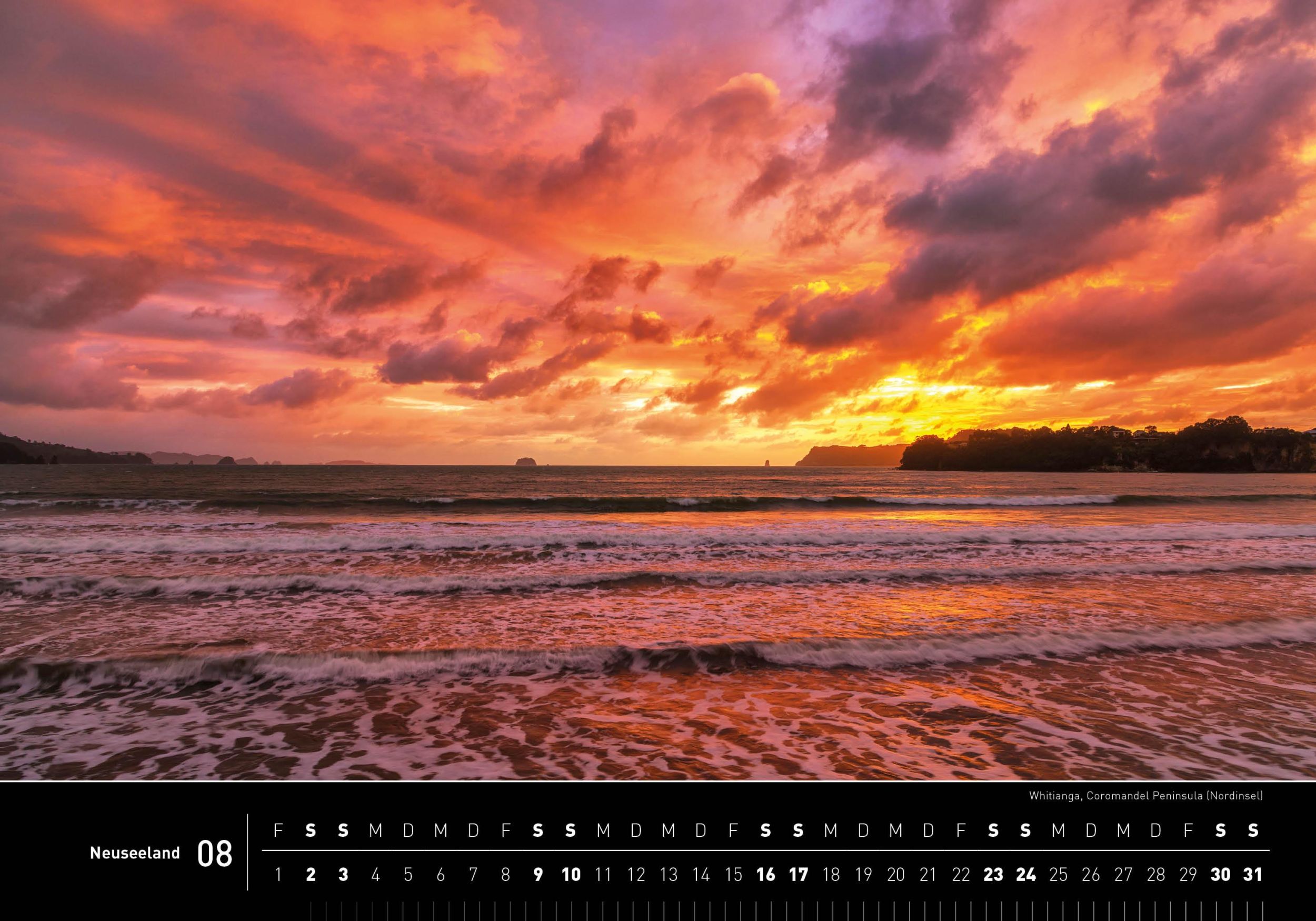 Bild: 9783968555133 | 360° Neuseeland Premiumkalender 2025 | Christian Heeb | Kalender