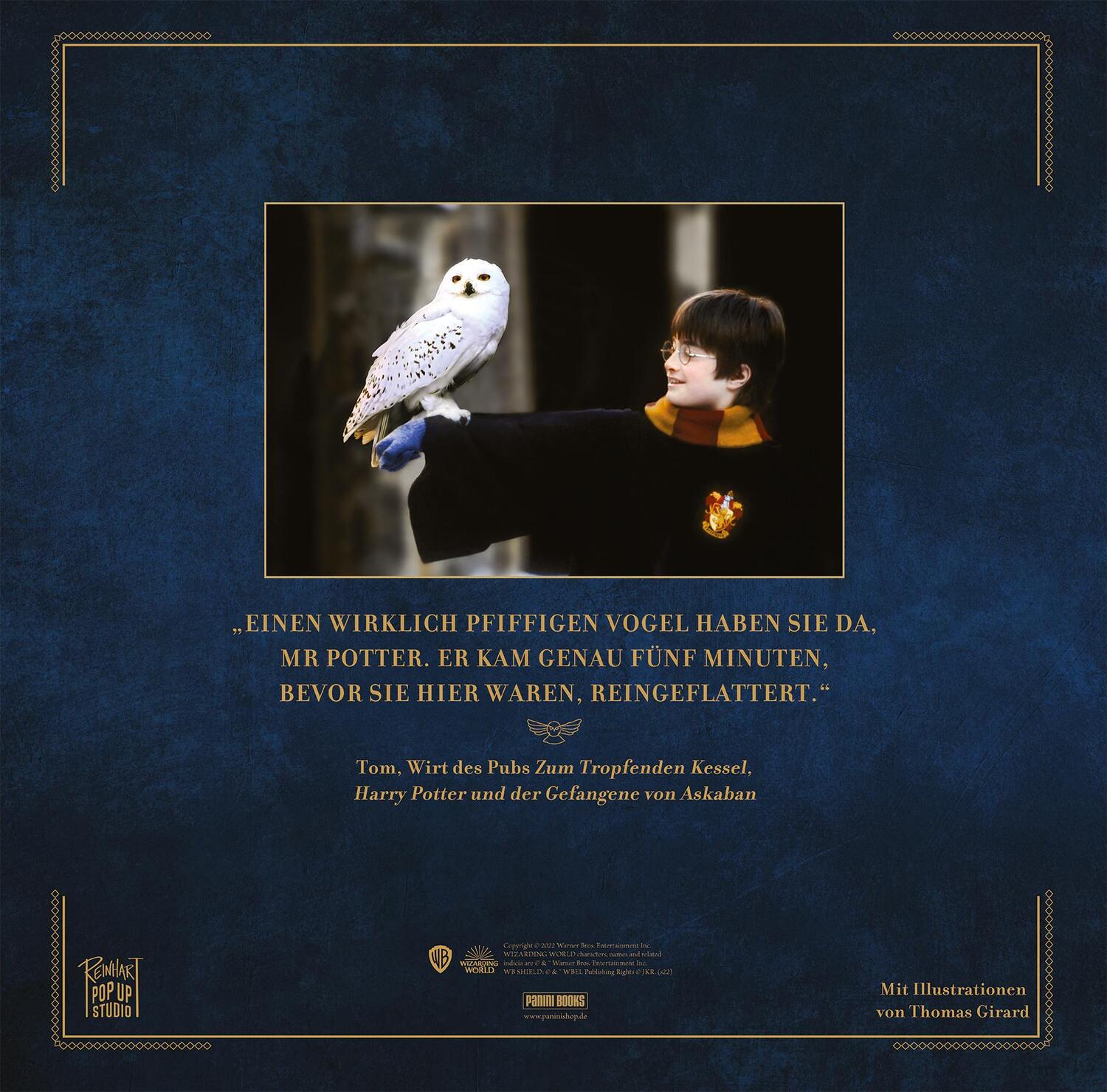 Rückseite: 9783833242052 | Aus den Filmen zu Harry Potter: Hedwig - ein magischer Pop-up...