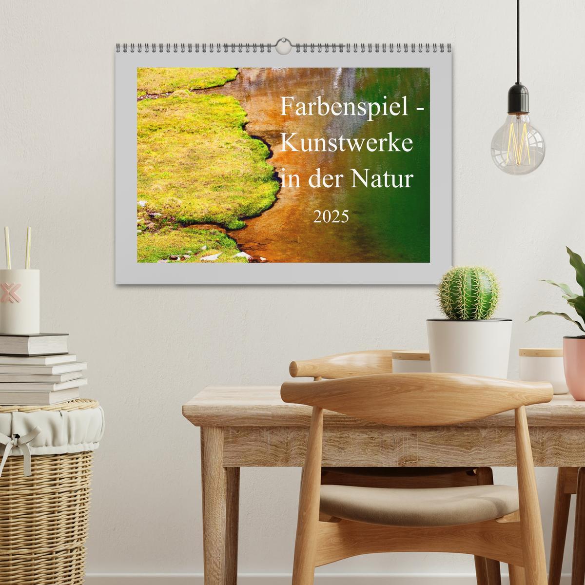 Bild: 9783435525119 | Farbenspiel - Kunstwerke in der Natur 2025 (Wandkalender 2025 DIN...