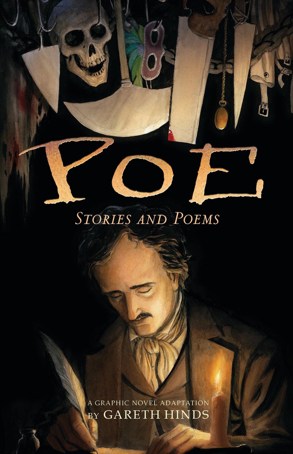 Cover: 9780763681128 | Poe: Stories and Poems: A Graphic Novel Adaptation by Gareth Hinds