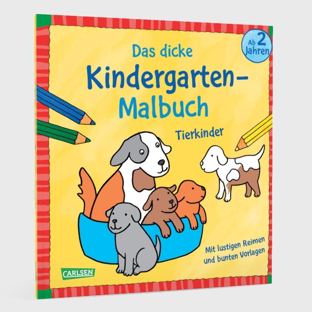 Bild: 9783551191786 | Ausmalbilder für Kita-Kinder: Das dicke Kindergarten-Malbuch:...