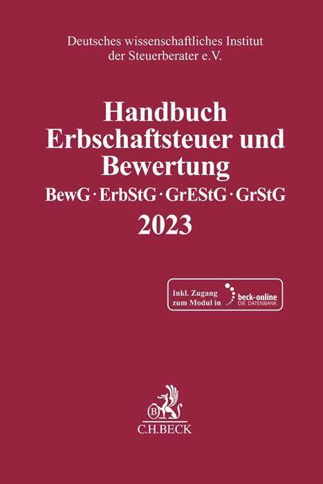 Cover: 9783406802102 | Handbuch Erbschaftsteuer und Bewertung 2023 | Bundle | XXVI | Deutsch