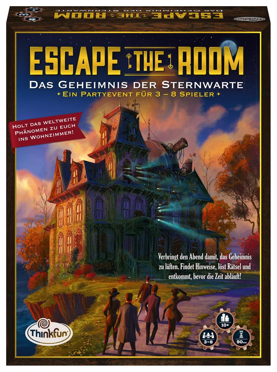 Cover: 4005556763139 | Escape the Room - Das Geheimnis der Sternwarte | ThinkFun | Spiel