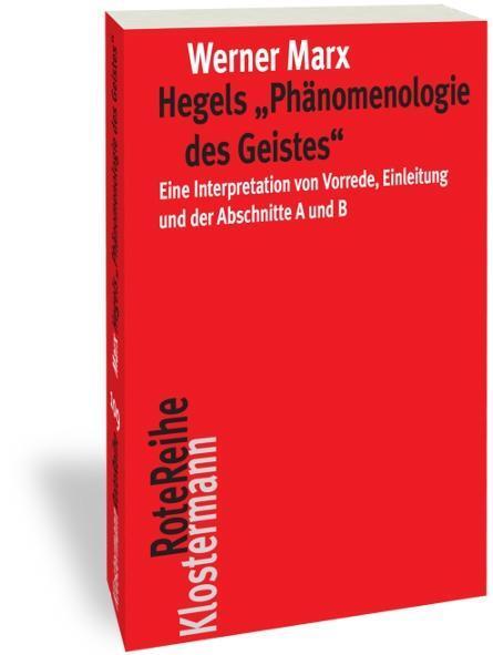 Cover: 9783465043812 | Hegels "Phänomenologie des Geistes" | Werner Marx | Taschenbuch | 2019