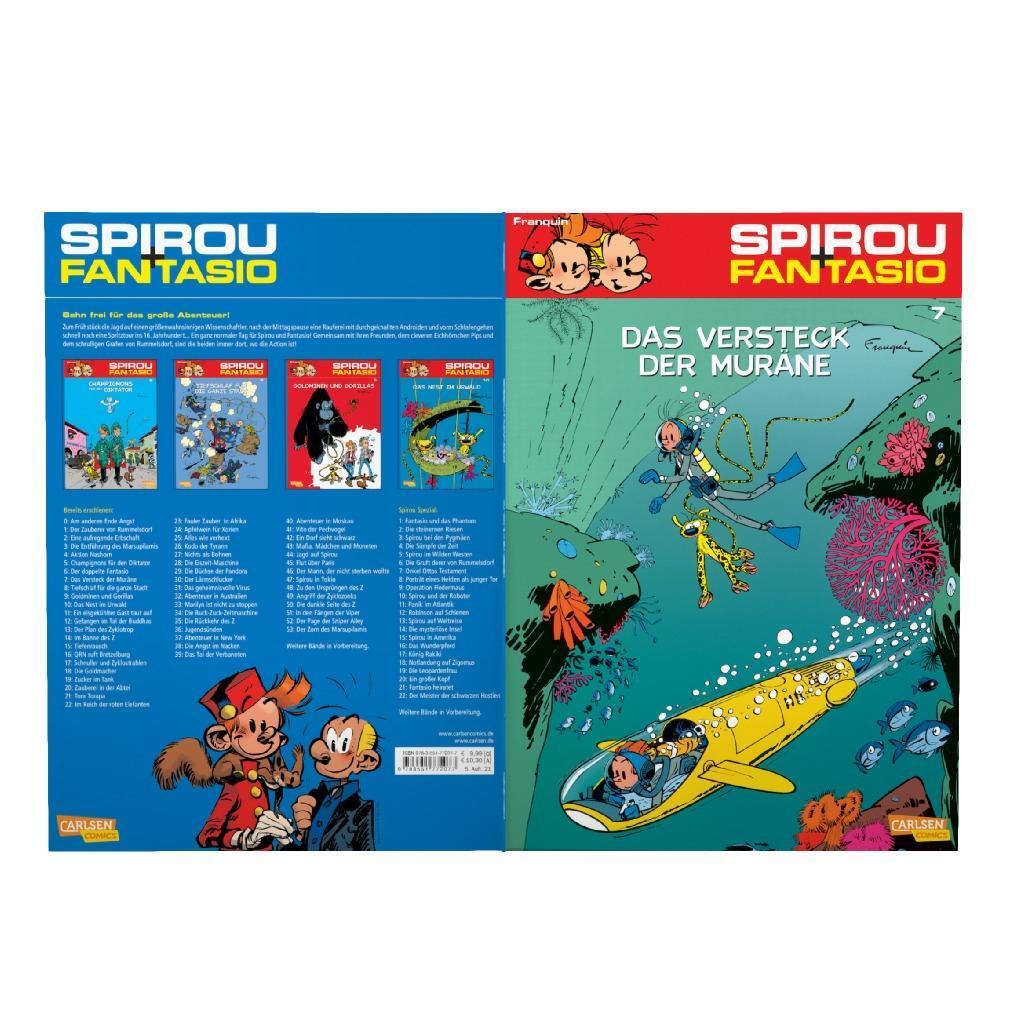 Bild: 9783551772077 | Spirou und Fantasio 07. Das Versteck der Muräne | Andre Franquin