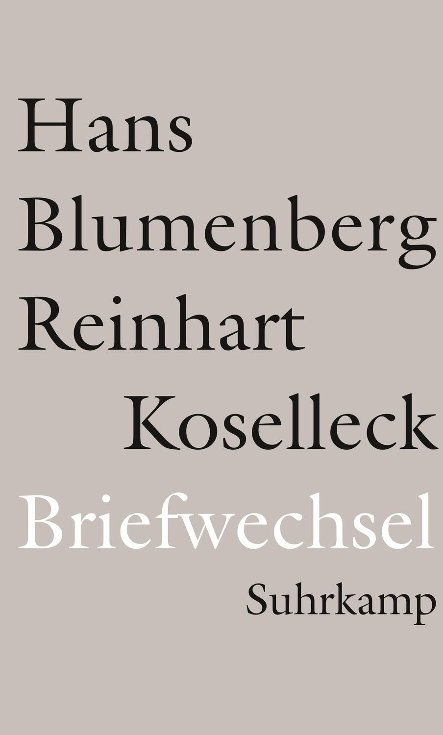 Cover: 9783518588017 | Briefwechsel 1965-1994 | Hans Blumenberg (u. a.) | Buch | Deutsch