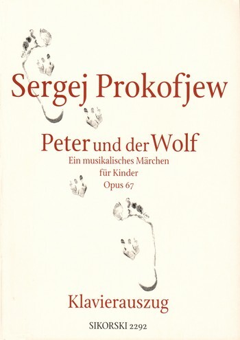 Cover: 9790003029818 | Peter und der Wolf | Sergei Prokofiev | Klavierauszug