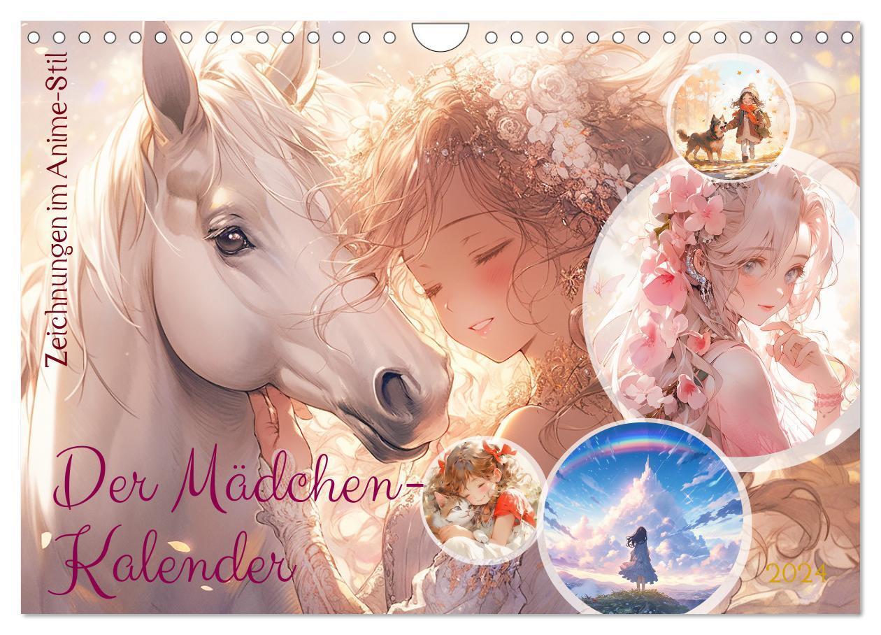 Cover: 9783383745713 | Der Mädchen-Kalender (Wandkalender 2024 DIN A4 quer), CALVENDO...