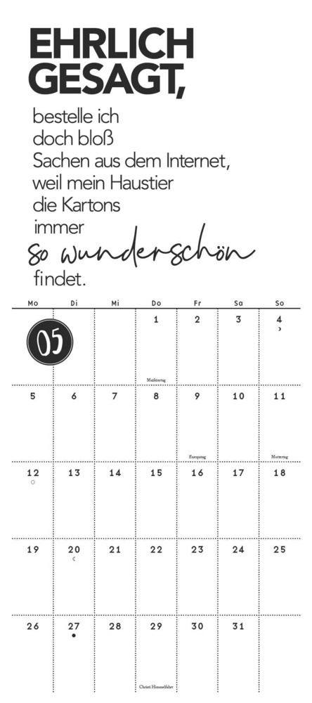 Bild: 4250809653587 | DUMONT - Funi Smart Art 2025 Notizkalender, 22x49,5cm, Planer mit...