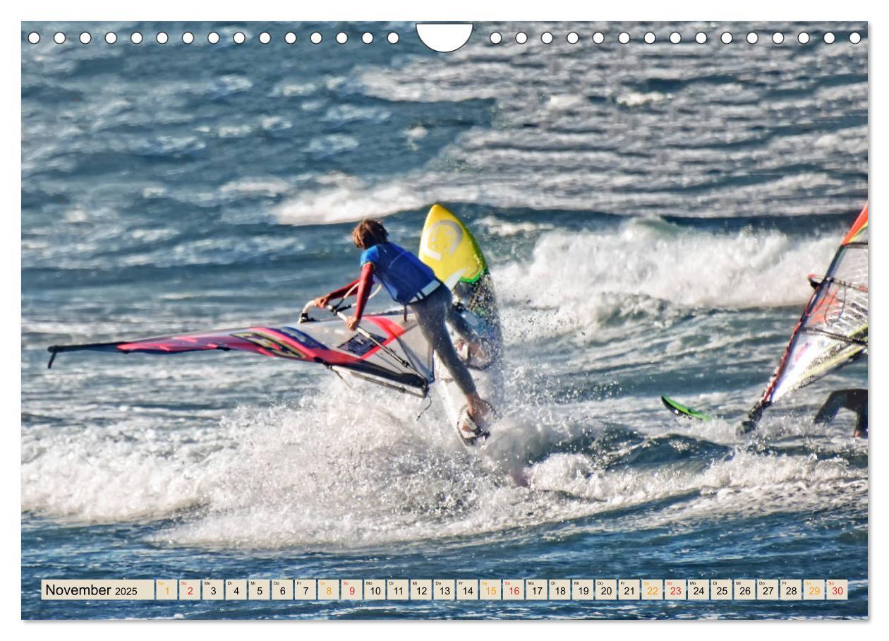 Bild: 9783435272594 | Windsurfing - extrem cool (Wandkalender 2025 DIN A4 quer), CALVENDO...