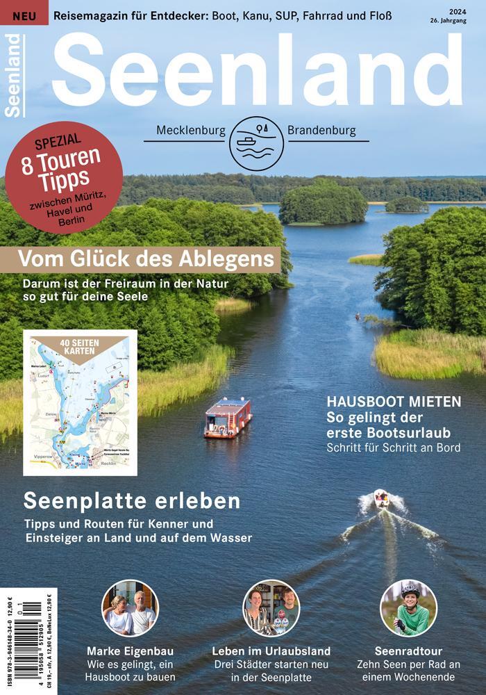 Cover: 9783946148340 | Seenland 2024 | Reisemagazin für Mecklenburg und Brandenburg | Buch