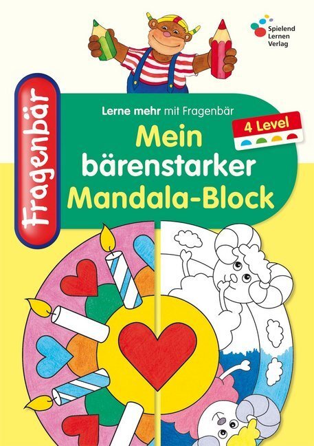 Cover: 9783940811318 | Fragenbär - Mein bärenstarker Mandala-Block | 4 Level | Bengt Fels
