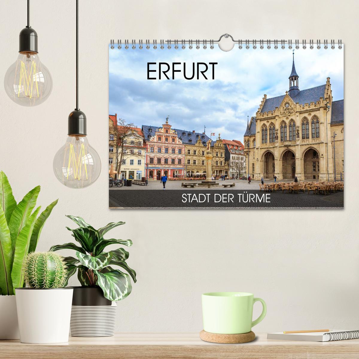 Bild: 9783435321599 | Erfurt - Stadt der Türme (Wandkalender 2025 DIN A4 quer), CALVENDO...