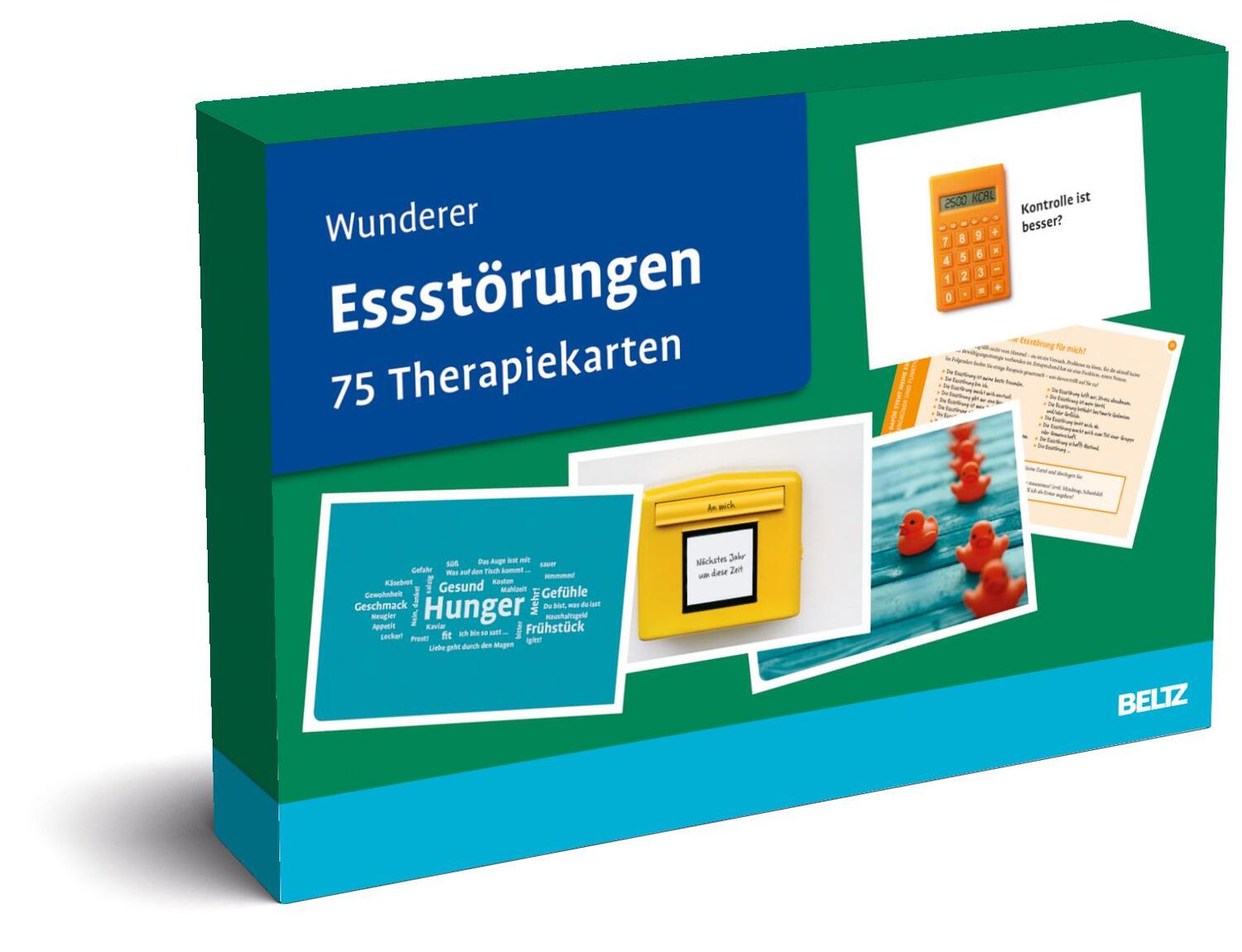 Cover: 4019172100179 | Essstörungen | Eva Wunderer | Box | BeltzTherapiekarten | Deutsch