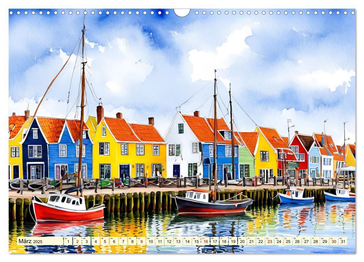 Bild: 9783457180808 | Zauberhafte Niederlande (Wandkalender 2025 DIN A3 quer), CALVENDO...