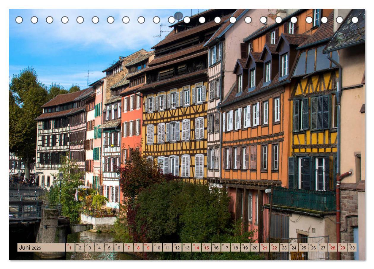 Bild: 9783435402861 | Zauberhaftes Straßburg (Tischkalender 2025 DIN A5 quer), CALVENDO...