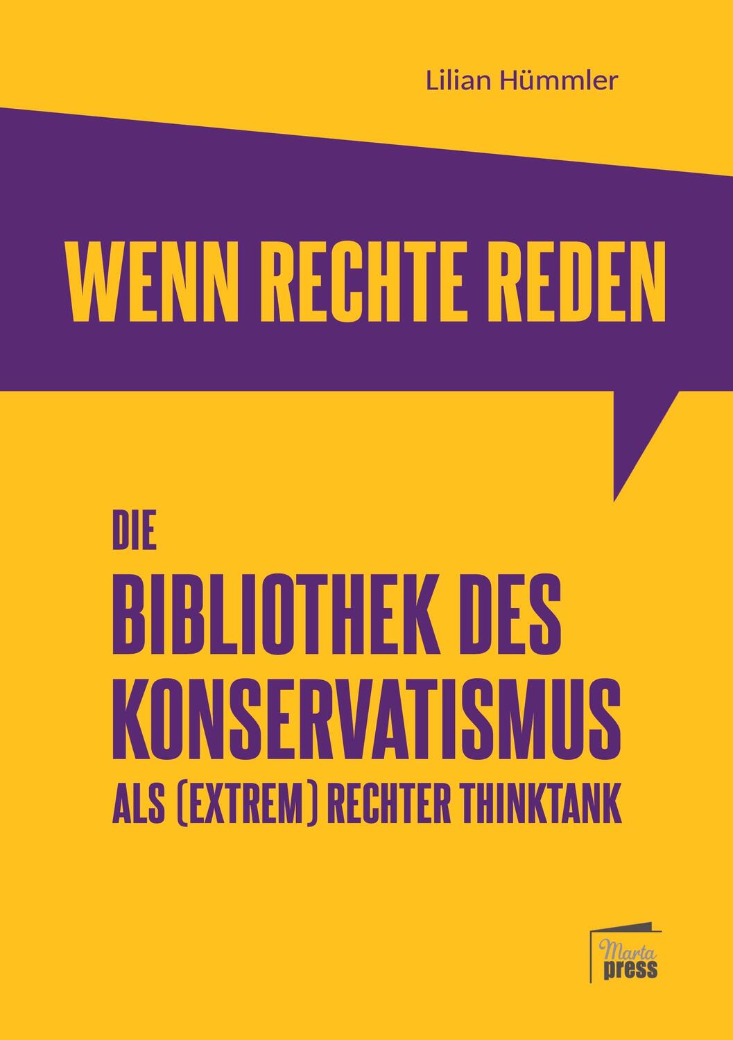 Cover: 9783944442716 | Wenn Rechte reden | Lilian Hümmler | Taschenbuch | 141 S. | Deutsch