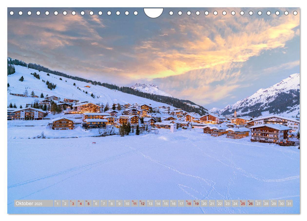 Bild: 9783435111275 | Lech magic of winter (Wandkalender 2025 DIN A4 quer), CALVENDO...