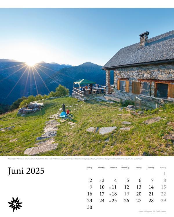 Bild: 9783731876120 | Hütten unserer Alpen 2025 | Verlag Korsch | Kalender | Spiralbindung