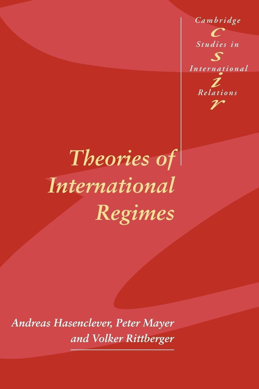 Cover: 9780521598491 | Theories of International Regimes | Andreas Hasenclever | Taschenbuch