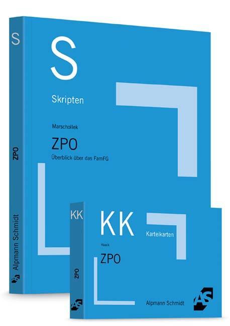 Cover: 9783867525145 | Paket Marschollek, Skript ZPO + Haack, Karteikarten ZPO I + II | 2017