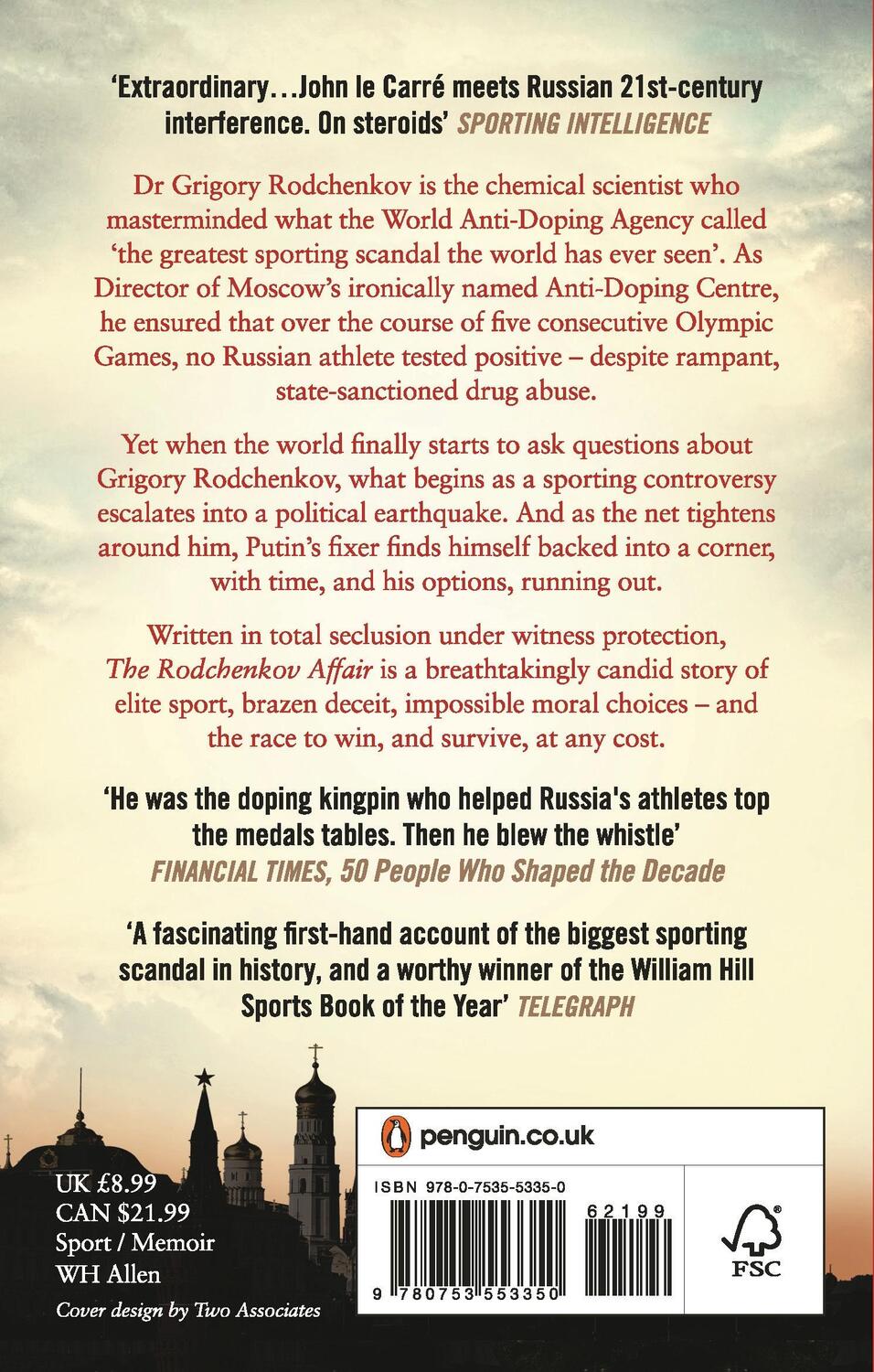 Rückseite: 9780753553350 | The Rodchenkov Affair | Grigory Rodchenkov | Taschenbuch | Englisch