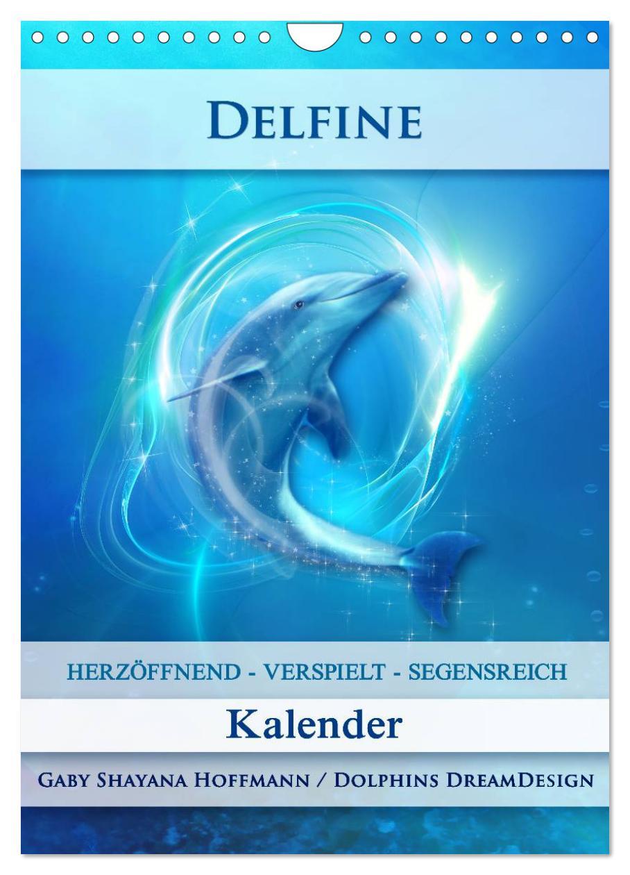 Cover: 9783457084120 | Delfine - Kalender (Wandkalender 2025 DIN A4 hoch), CALVENDO...