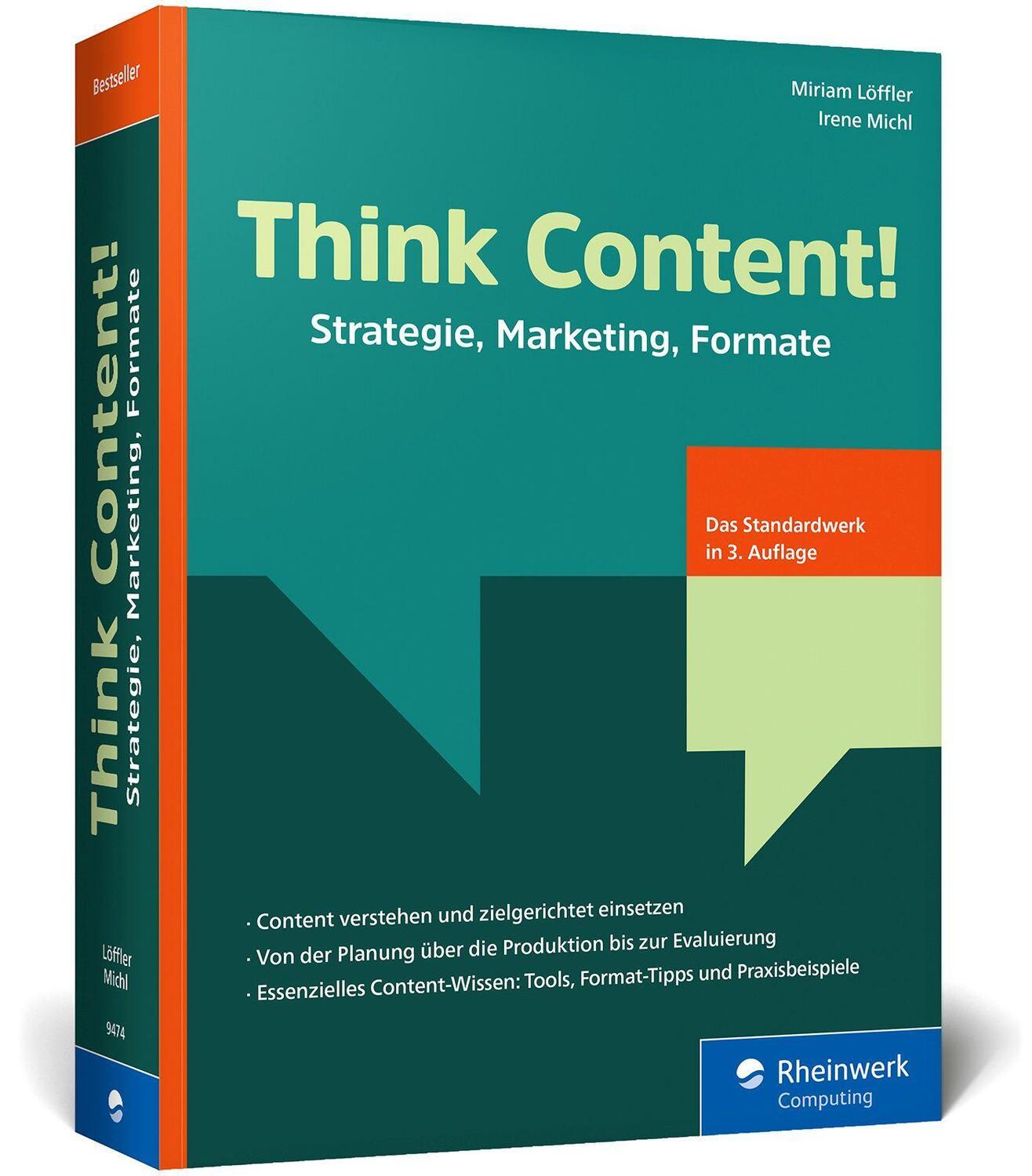 Cover: 9783836294744 | Think Content! | Miriam Löffler (u. a.) | Taschenbuch | 662 S. | 2024