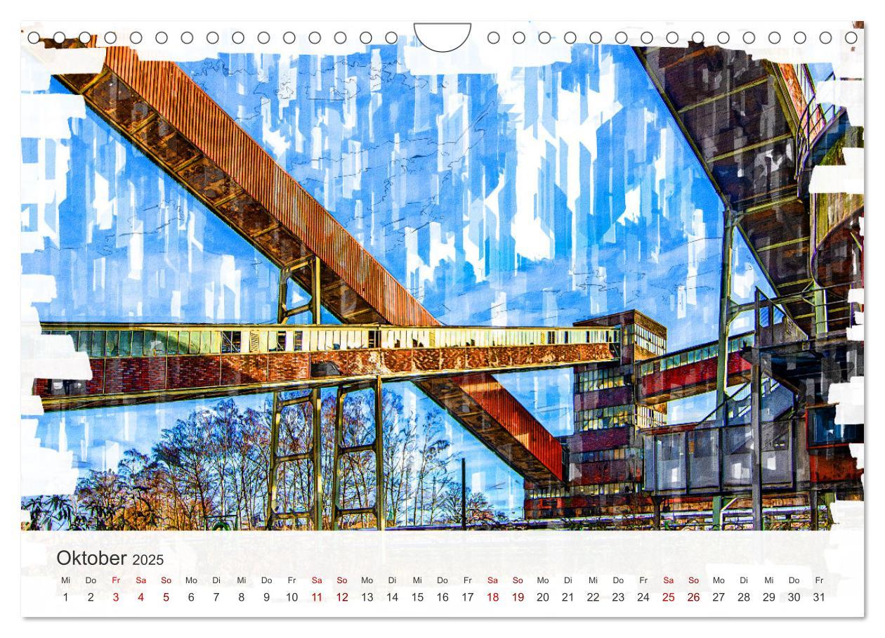 Bild: 9783457224823 | Ruhrpott Art (Wandkalender 2025 DIN A4 quer), CALVENDO Monatskalender