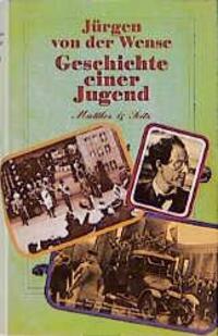 Cover: 9783882218213 | Geschichte einer Jugend | Tagebücher und Briefe | Jürgen von der Wense