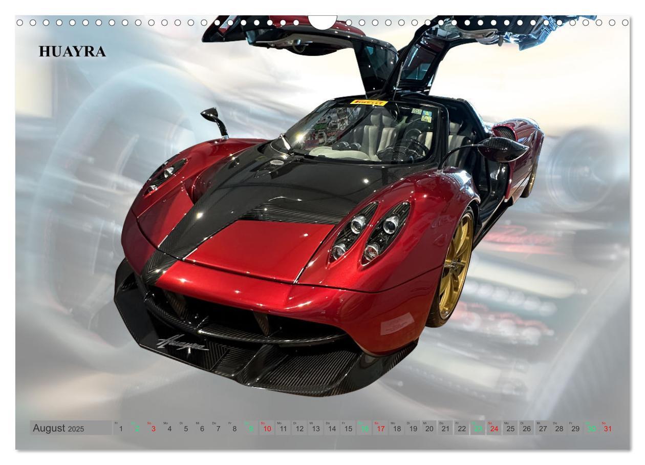 Bild: 9783383871955 | Pagani italienische Automobilkunst (Wandkalender 2025 DIN A3 quer),...