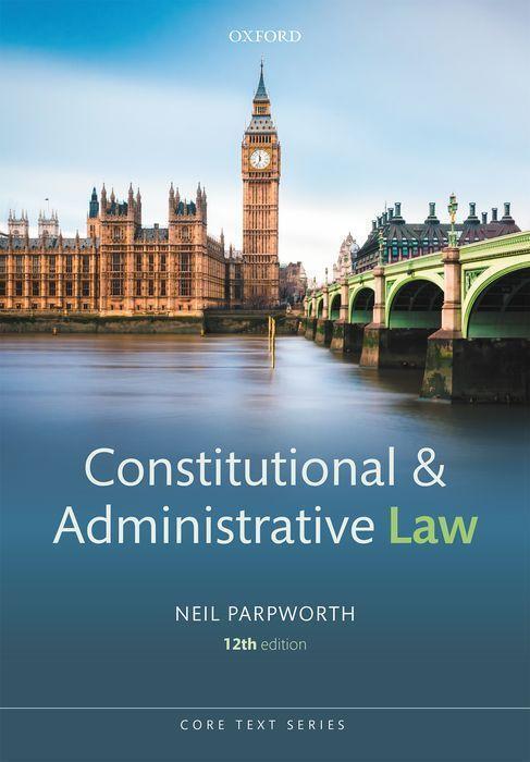 Cover: 9780192856579 | Constitutional and Administrative Law | Neil Parpworth | Taschenbuch