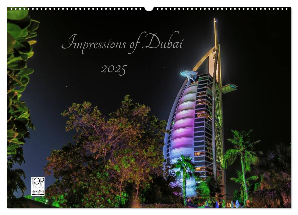 Cover: 9783435506057 | Impressions of Dubai 2025 (Wandkalender 2025 DIN A2 quer), CALVENDO...