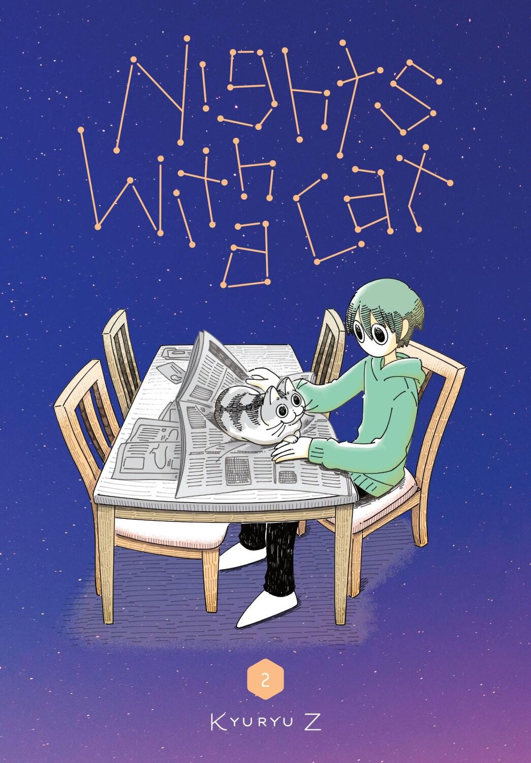 Cover: 9781975341718 | Nights with a Cat, Vol. 2 | Kyuryuz | Taschenbuch | Englisch | 2022