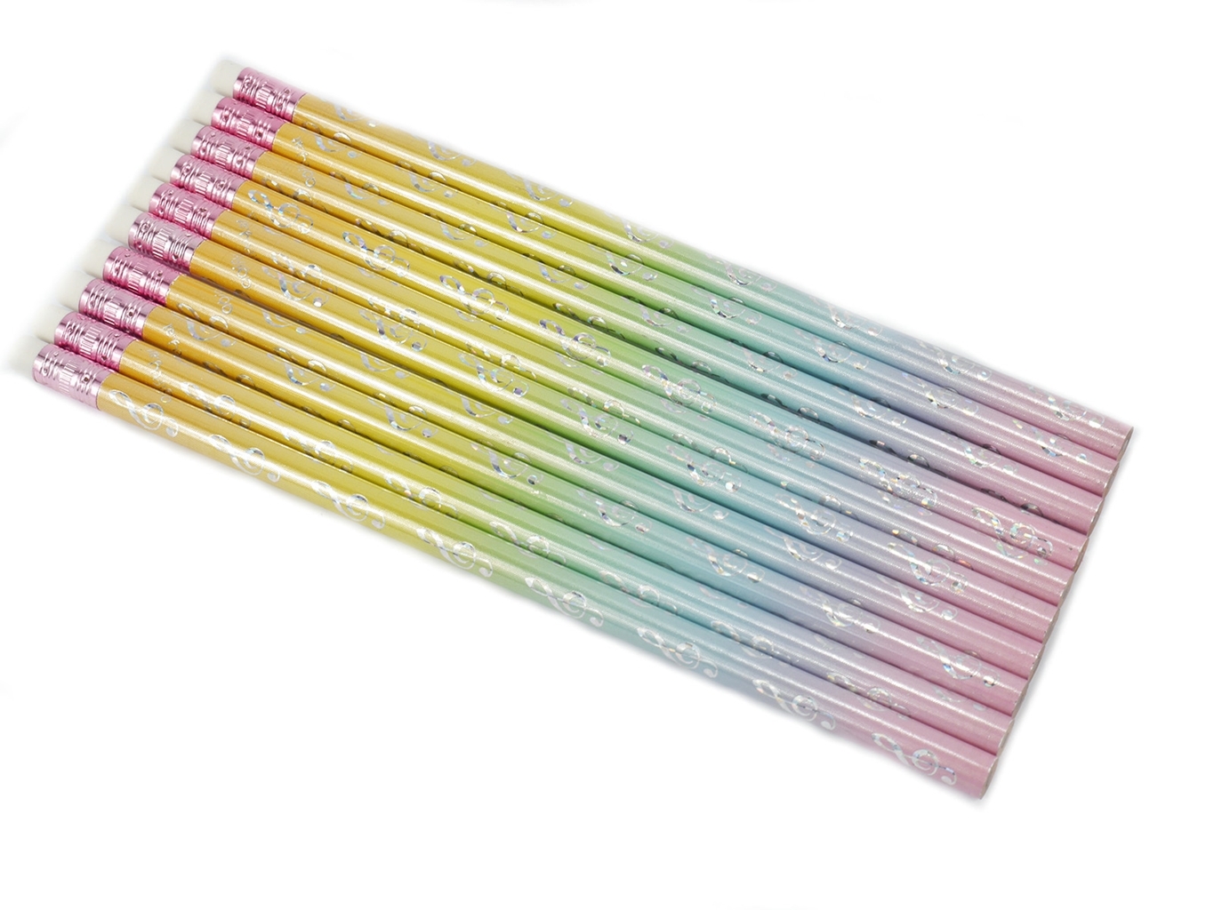 Cover: 9001021154063 | Pencil g-clef colourful/silver 10 pcs | Schreibwaren | B 1154