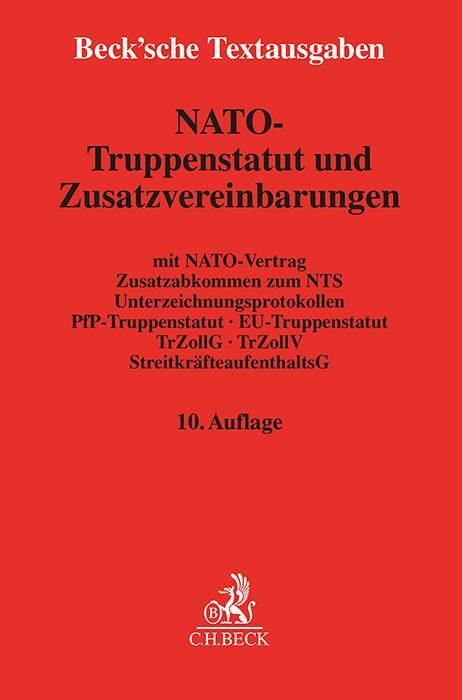 Cover: 9783406811821 | NATO-Truppenstatut und Zusatzvereinbarungen | Taschenbuch | IX | 2023