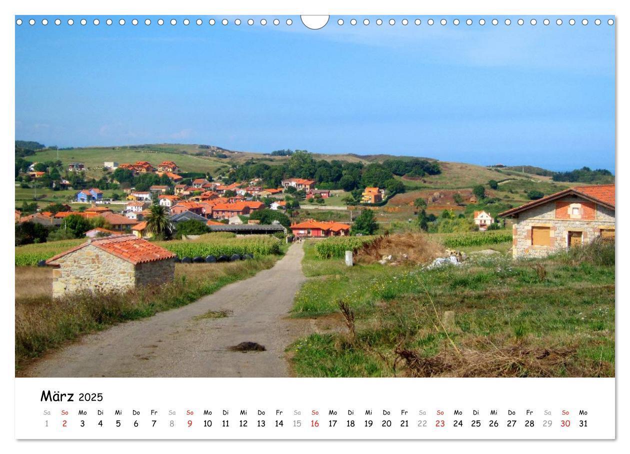 Bild: 9783435636129 | Camino del norte - Küstenweg (Wandkalender 2025 DIN A3 quer),...