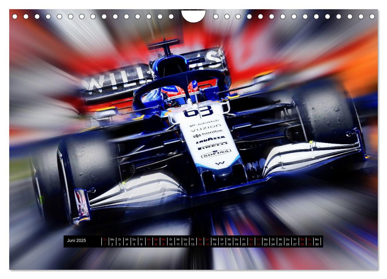 Bild: 9783383997778 | Vollgas in der Formel 1 (Wandkalender 2025 DIN A4 quer), CALVENDO...